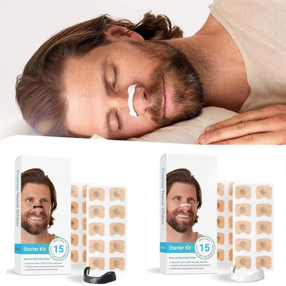 Enhance Your Breathing with 15 Pairs of Magnetic Nasal Breathing Dilators - Optimal Oxygen Intake and Snoring Relief